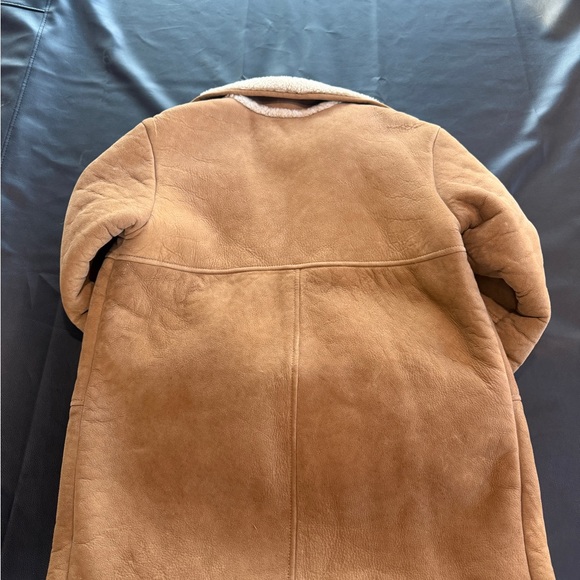 Overland Leather Coat with Shearling Lining - Picture 5 of 5